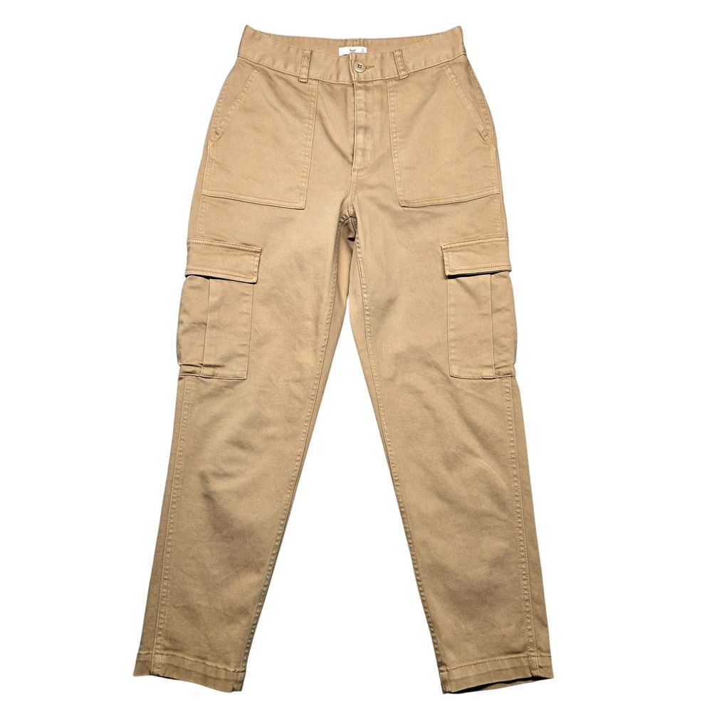 Tna Pants‎ Womens 6 Cargo High Rise Straight Leg Utility Stretch Casual
